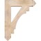 Ekena Millwork Merced Arts & Crafts Smooth Bracket, Douglas Fir, 5 1/2"W x 28"D x 36"H BKT06X28X36MRC03SDF - alternate 3